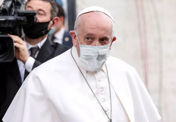 El papa Francisco este viernes en Roma. 