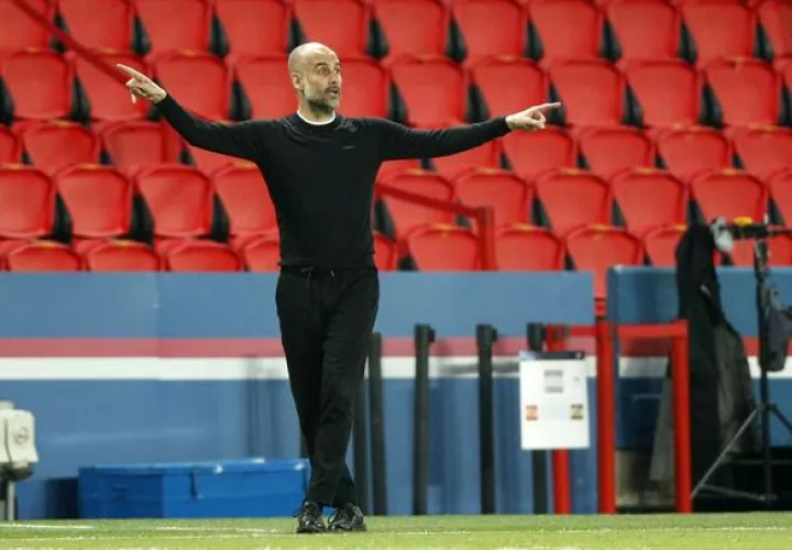 Pep Guardiola, entrenador del Manchester City.