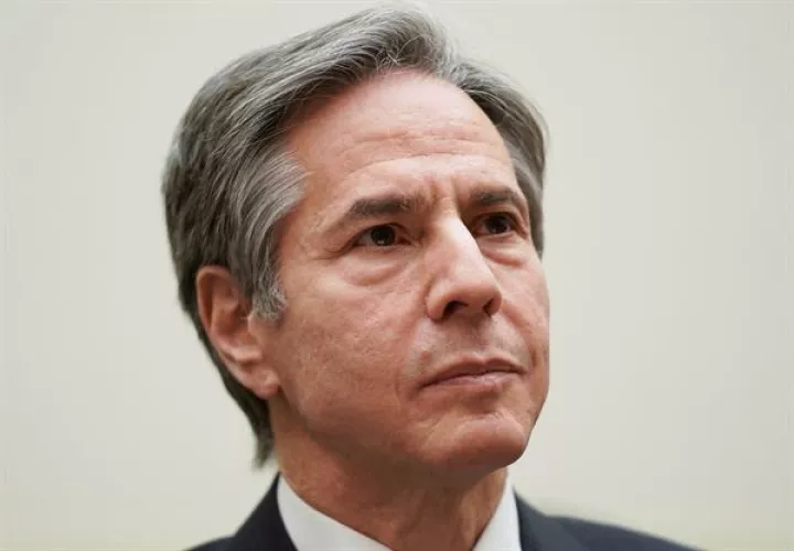 En la imagen, Antony Blinken, el secretario de Estado estadounidense.