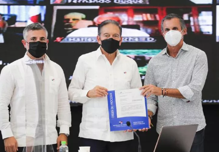 El pasado miércoles se dio la orden de proceder para la interconexión de la Cinta Costera III y la Calzada de Amador.  Foto: Cortesía MOP