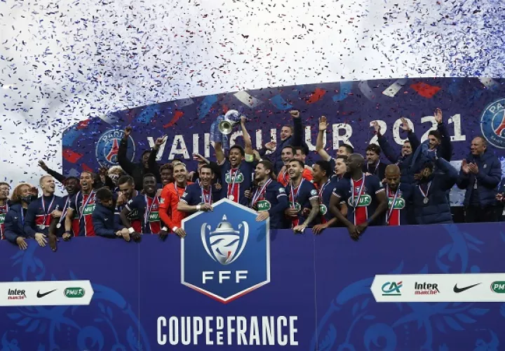 El Paris Saint-Germain (PSG) conquistó su décimo-cuarta Copa de Francia. Foto: EFE