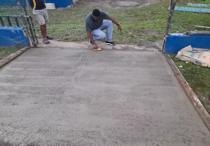 Actualmente se adelantan trabajos en unas cinco escuelas. Foto: Diómedes Sánchez 