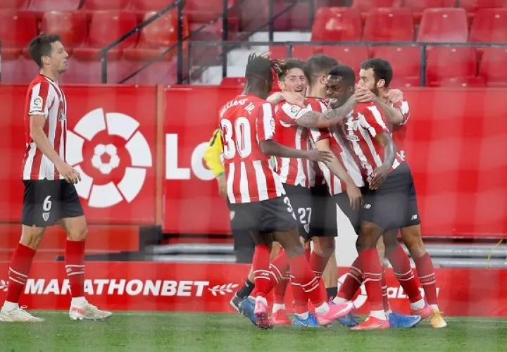 Iñaki Williams anotó el gol del triunfo para el Athletic Club. Foto: Twitter