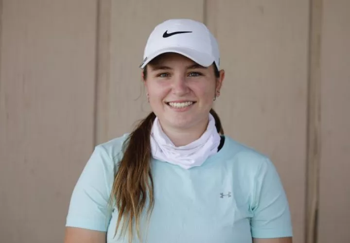 Valeria Patiño analiza su futuro  como golfista profesional. Foto: Cortesía Valeria Patiño