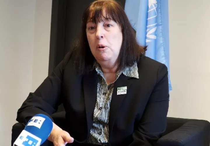 Representante especial de las Naciones Unidas para la Infancia y los Conflictos Armados, la argentina Virginia Gamba. Foto: EFE