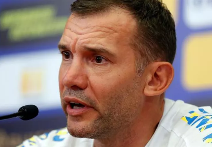 Seleccionador de Ucrania, Andréi Shevchenko. Foto: EFE