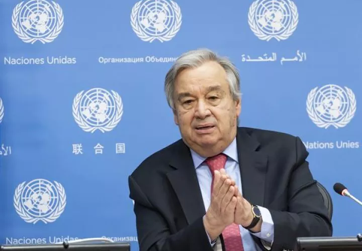 En la imagen, António Guterres, secretario general de la Organización de Naciones Unidas (ONU). Foto:EFE