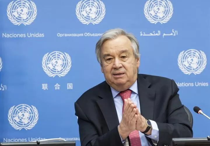 António Guterres, secretario general de la Organización de Naciones Unidas (ONU). EFE