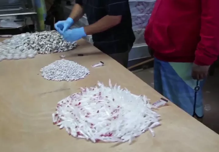 Además de la cocaína, se decomisó  un kilo con 98 gramos de marihuana, más 2,617 dosis y 191 cigarrillos. Foto: Cortesía