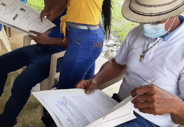 Familias llevan más de 40 años viviendo en el área sin contar con títulos de propiedad. Foto: Diomedes Sánchez