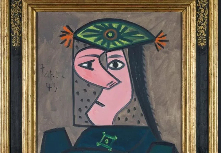 El cuadro "Cabeza de mujer" fue pintado por Pablo Picasso en 1939. 