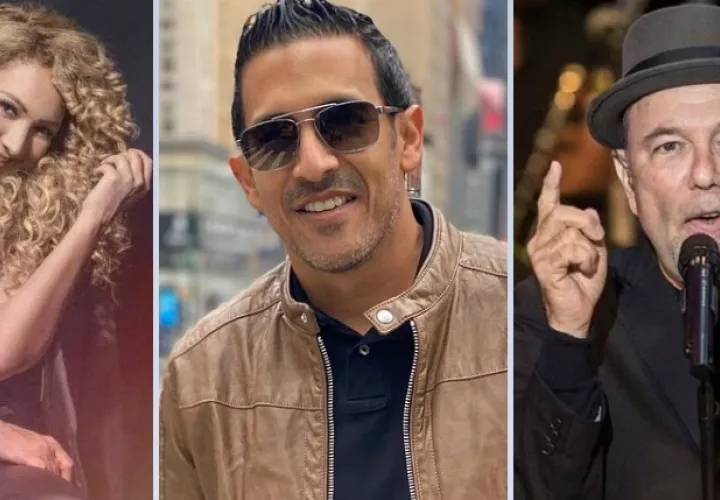 Erika Ender, Alberto Gaitán y Rubén Blades. Instagram