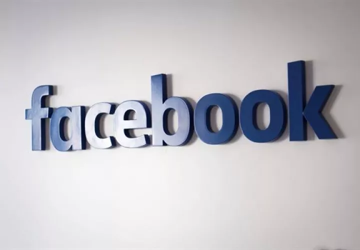 En la imagen, el logo de Facebook. 