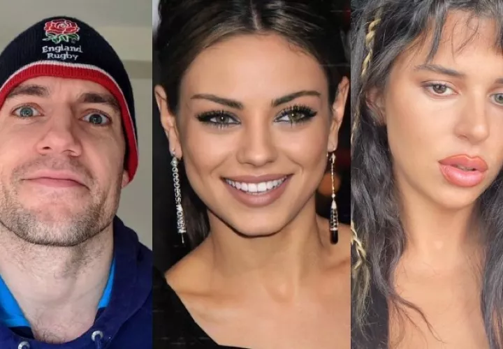 Henry Cavill, Mila Kunis y Nathy Peluso. Instagram