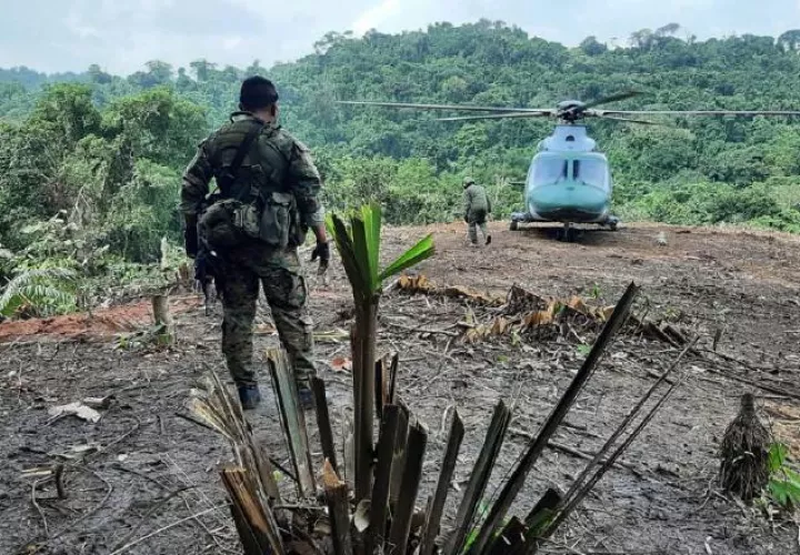 Efectivos del Senafront y el Senan realizan operativos conjuntos en la frontera con Colombia para garantizar la seguridad en el área. Cortesía