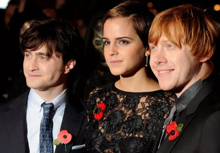  Radcliffe, Emma Watson y Rupert Grint en 2010.  EFE/EPA/DANIEL DEME