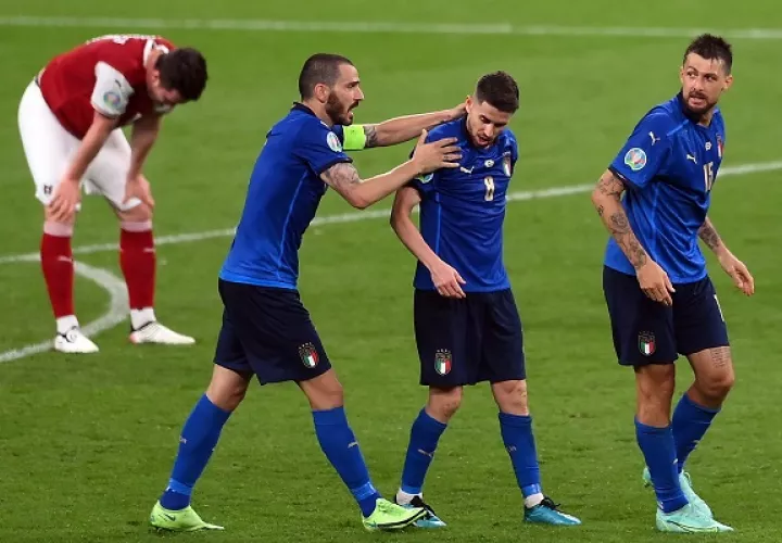 Austria casi sorprende a Italia. Foto: EFE