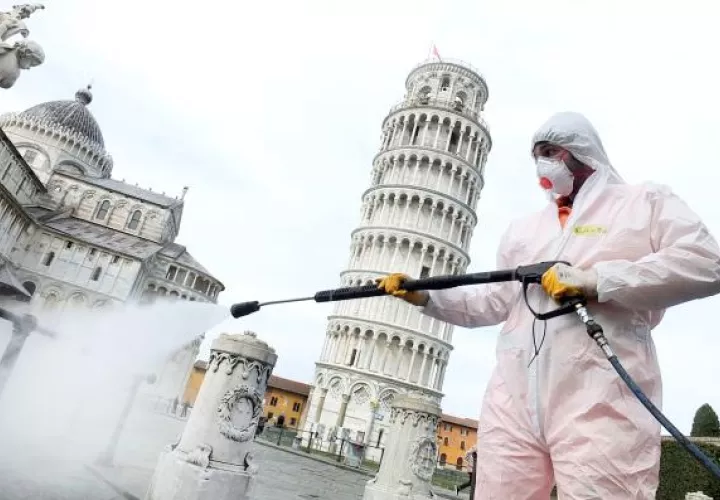  Italia registró 1,968 nuevos contagios de coronavirus y 59 fallecidos en las últimas 24 horas. Foto: EFE