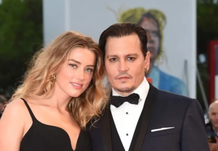 Amber Heard y Johnny Depp. Foto: Archivo
