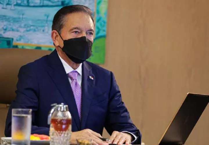 Presidente Laurentino Cortizo.