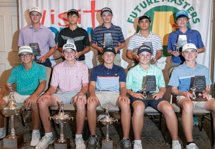 Los 10 mejores futuros maestros de la categoría 13-14 años. Foto: Cortesía Future Masters