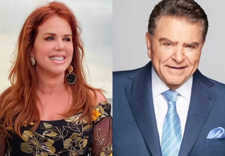 María Celeste Arrarás y Don Francisco. Fotos: Instagram