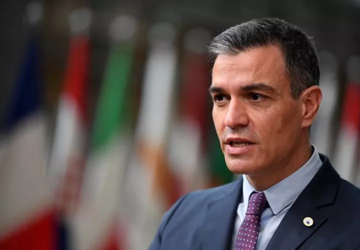 El presidente del Gobierno, Pedro Sánchez, este jueves en Bruselas. Foto: EFE