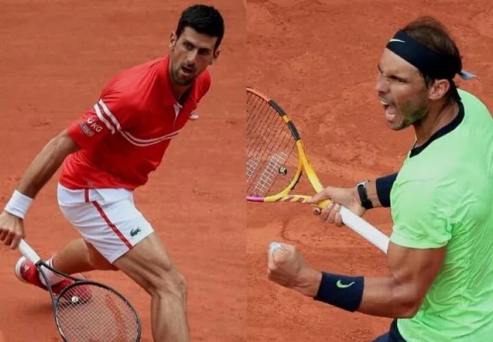 Djokovic no pierde el tiempo en su trayecto a octavos, a Rafael Nadal le costó un poco más. Foto: EFE