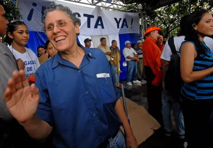 La exguerrillera y exministra sandinista Dora María Téllez. EFE