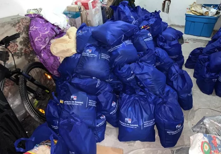 Las bolsas estaban dentro de una residencia privada. Foto: Cortesía Ministerio Público.