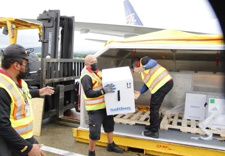 Panamá ha recibido 19 lotes de la vacuna de Pfizer. Foto: Cortesía Minsa