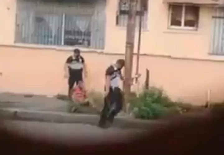 Captura del video que circula en redes sociales.