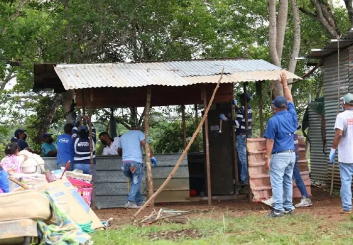 Unas 239 familias de invasores, de 300,  aceptaron ir al sector de Las Mendozas. Foto: Cortesía @rparedesrobles 