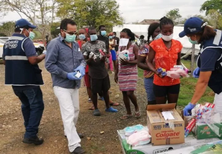 Panamá solo es un país de paso para la mayoría de migrantes. Foto: Cortesía Defensoría del Pueblo