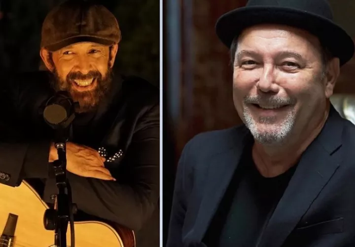 Juan Luis Guerra y Rubén Blades. EFE