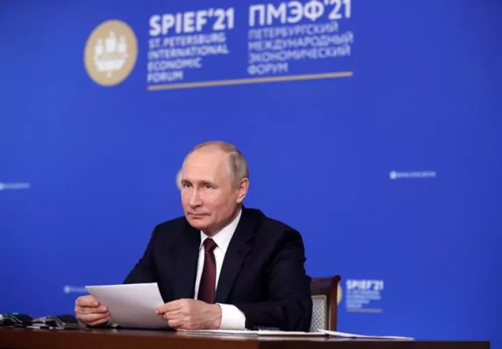 El presidente ruso, Vladímir Putin. EFE