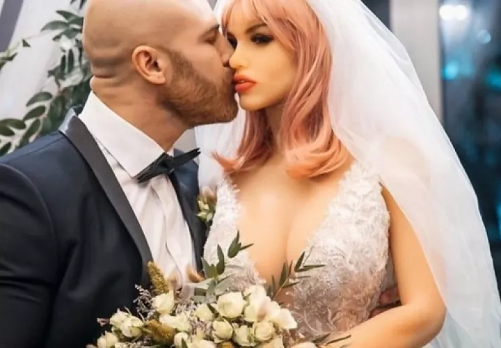 Yuri Tolochko y Margo. Foto: Instagram