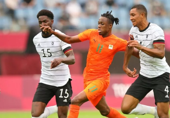 Alemania se quedó fuera de los Juegos Olímpicos después de que solo pudo lograr un empate con Costa de Marfil. Foto Cortesía: @FIFAcom