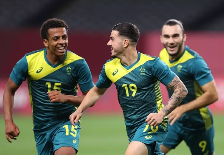 Argentina encajó una inesperada derrota contra Australia. Foto Cortesía: @FootballAUS