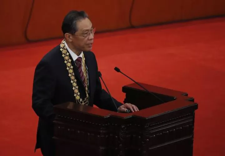 El jefe del equipo de expertos médicos de China contra la covid, Zhong Nanshan. Foto: EFE