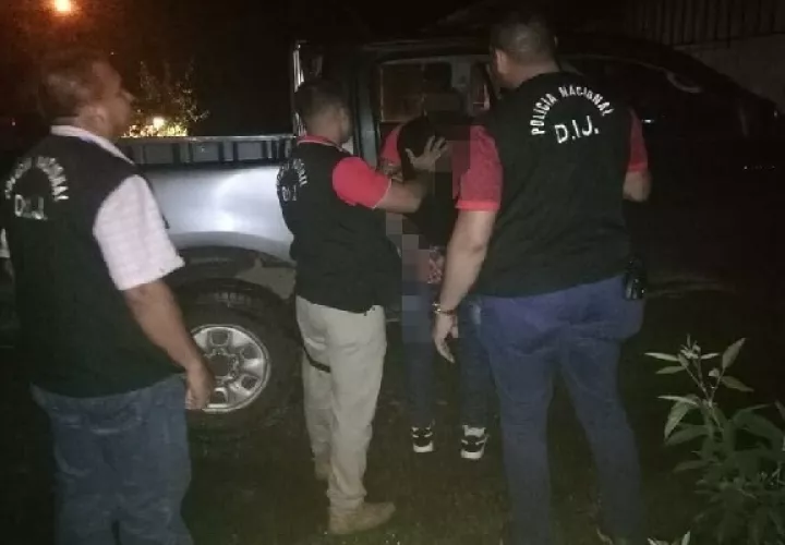 Momento de la detención de Neftalí Gallardo en octubre de 2019, por el homicidio de Erick Omar Atencio. Foto: José Vásquez