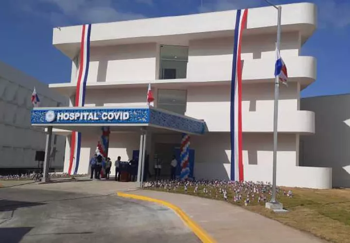 Fueron 27 mil metros cuadrados los que se habilitaron de la Ciudad de la Salud para la atención de pacientes con covid-19.  Archivo