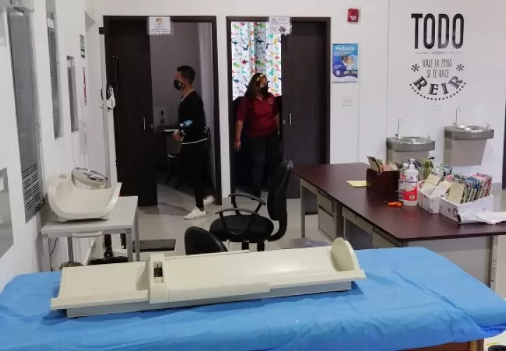 El personal médico en esta instalación confirmó que no se realizarán tomas de muestras de hisopado. Foto: Eric Montenegro