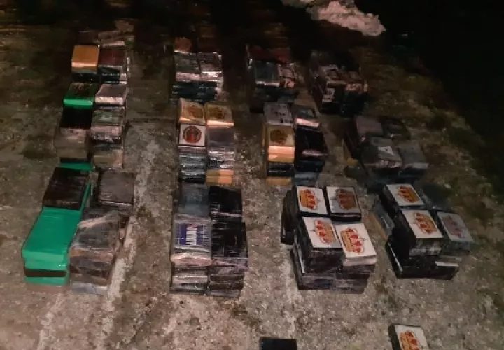 La droga fue ubicada en el área Galera, en la Comarca Guna Yala. Foto: Cortesía Senan