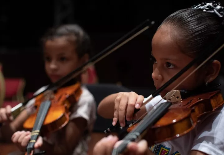 La Red de Orquestas y Coros Juveniles de Panamá se fundó en 2016. Foto: Cortesía
