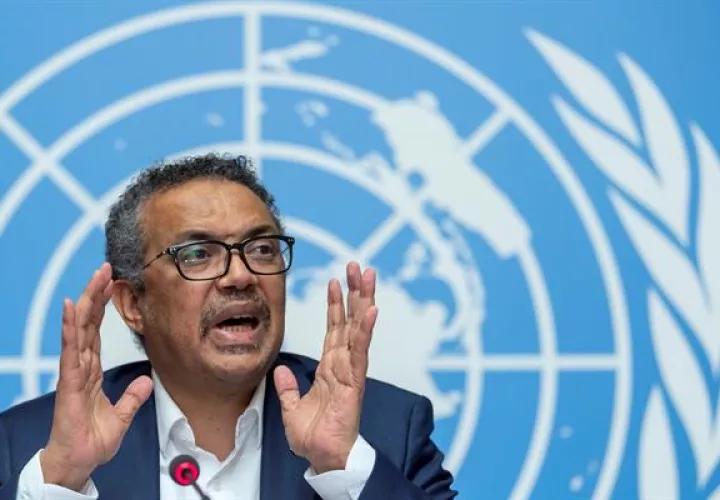 El director general de la Organización Mundial de la Salud (OMS), Tedros Adhanom Ghebreyesus. EFE