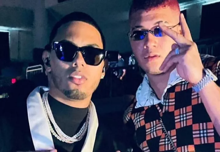 Myke Towers y 'El Boza'. Foto: Instagram