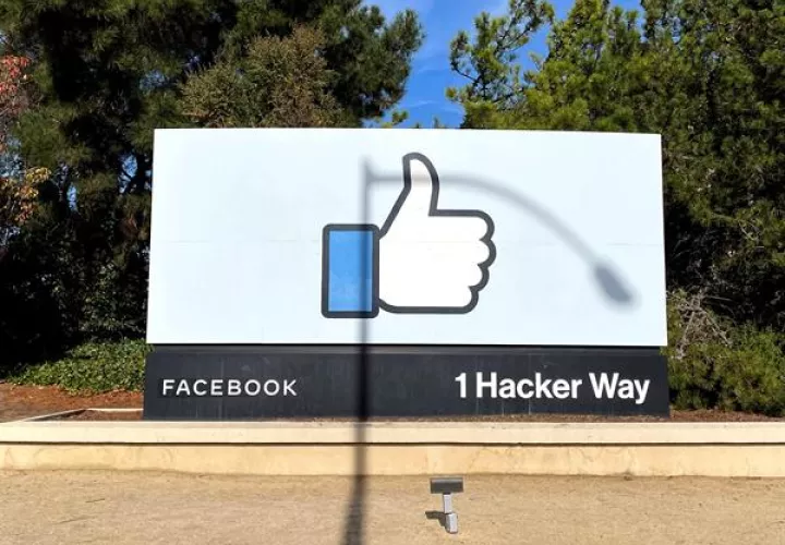 Vista de la sede de Facebook en Menlo Park, California, Estados Unidos. Foto: EFE