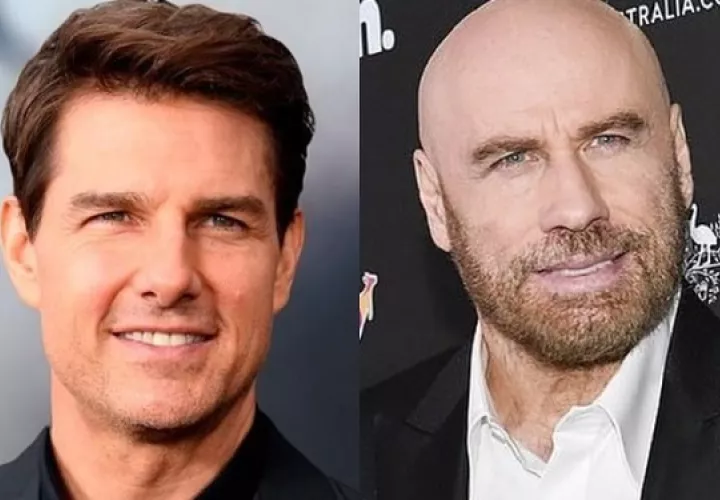 Tom Cruise y John Travolta son miembros de la cienciología. Fotos: Archivo