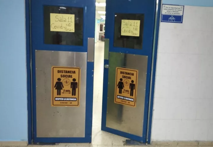 Personas jóvenes, unos con morbilidad y otros no, están llegando al hospital contagiados de covid-19. Foto: Diómedes Sánchez